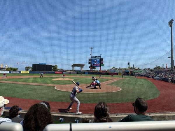 Blue Wahoos Stadium, section: 101, row: E, seat: 5
