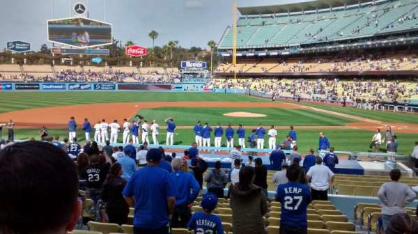 Dodger Stadium, section: 19FD, row: P, seat: 3-4