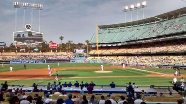 Dodger Stadium, section: 19FD, row: P, seat: 3-4