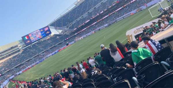 Soldier Field, section: 101, row: 13, seat: 1