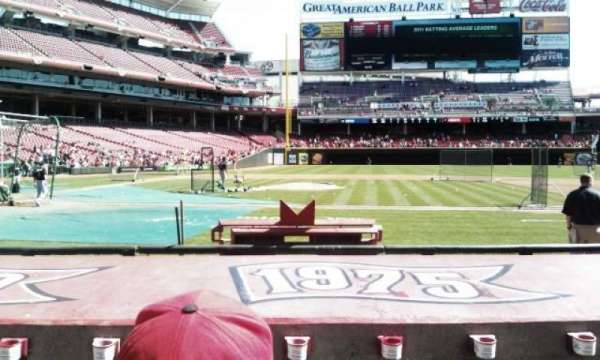 Great American Ball Park, section: 129, row: K