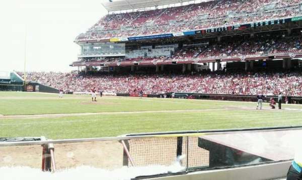 Great American Ball Park, section: 115, row: G, seat: 2