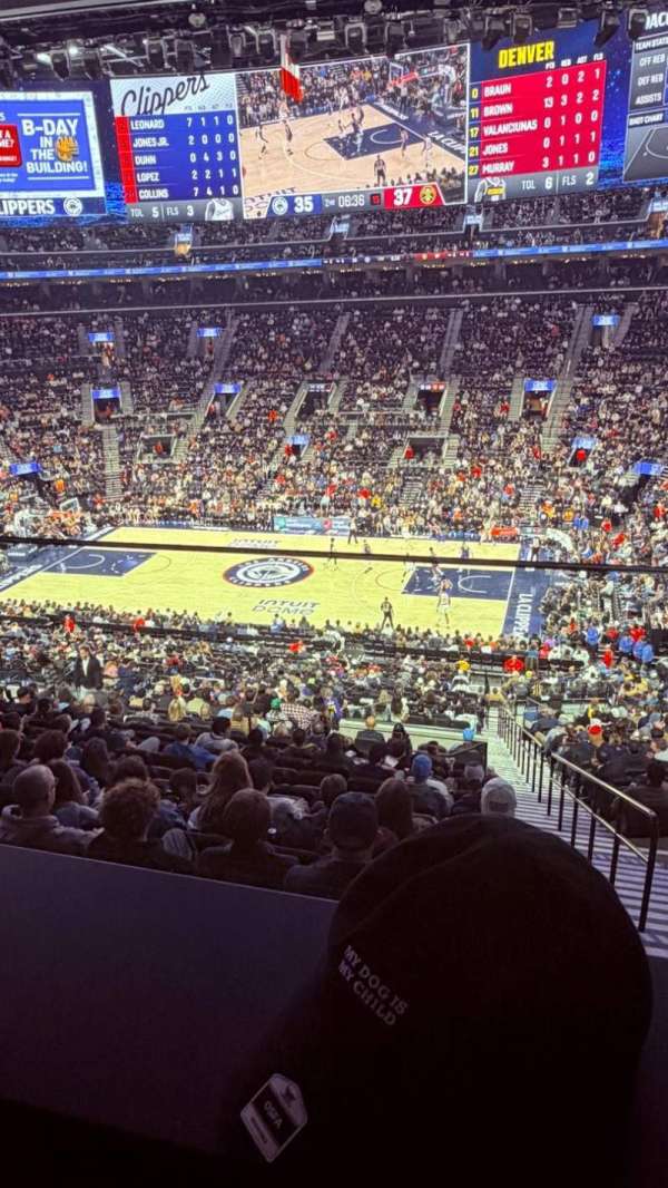 Intuit Dome, section: Suite 23B, row: 1, seat: 2