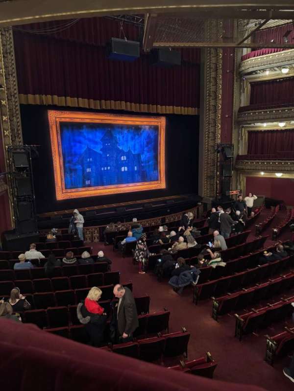 CIBC Theatre, section: Dress Circle L, row: A, seat: 3
