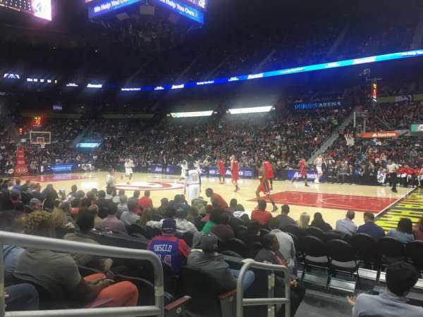 State Farm Arena, section: 106, row: E, seat: 9-10