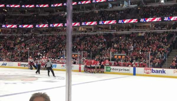United Center, section: 110, row: 3, seat: 9