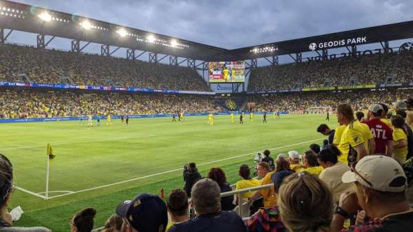 Geodis Park, section: 103, row: E, seat: 5