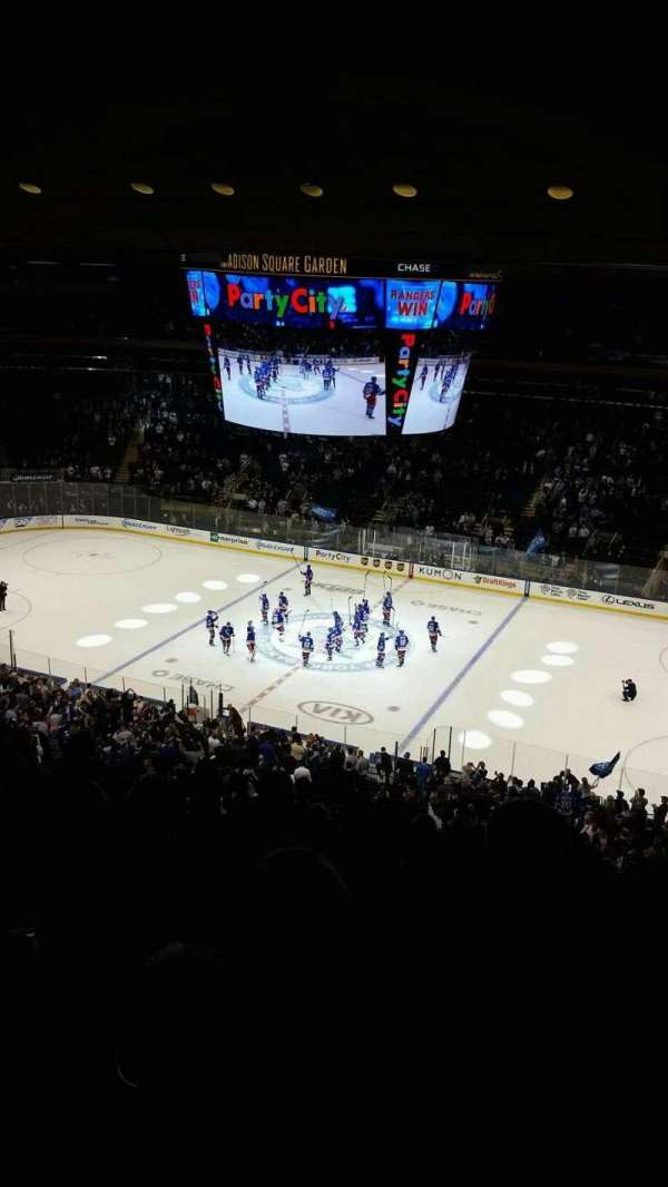 Madison Square Garden, section: 213, row: 13, seat: 11