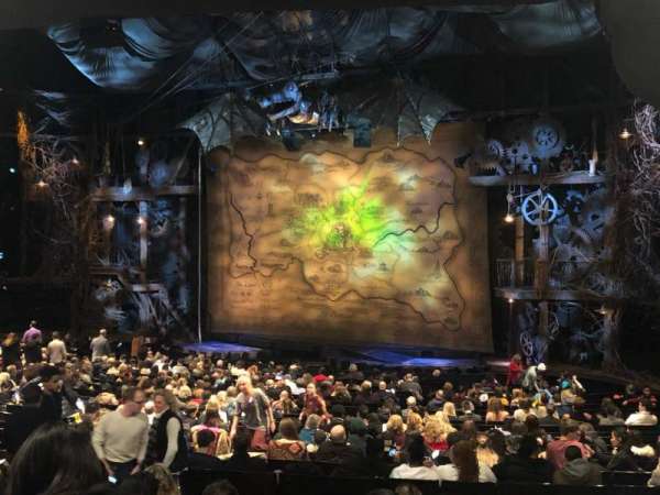Gershwin Theatre, section: Orchestra R, row: W, seat: 20