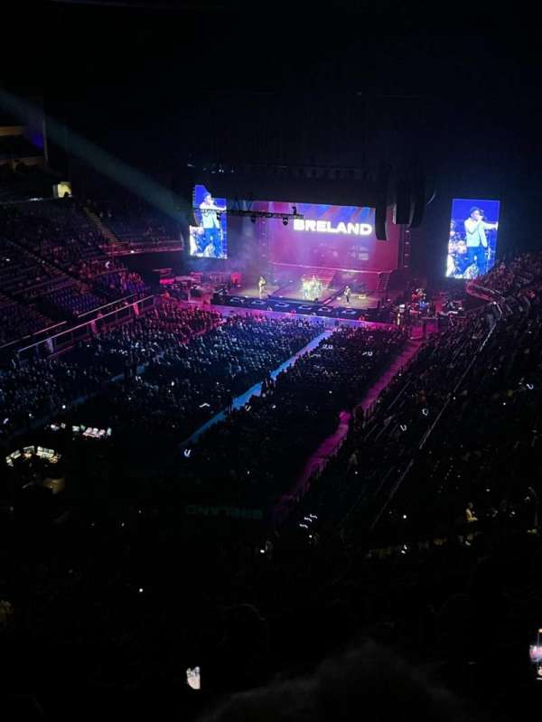 The O2, London, section: 414, row: G, seat: 789