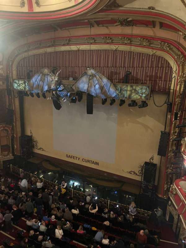 Bristol Hippodrome, section: Upper circle, row: A, seat: 22