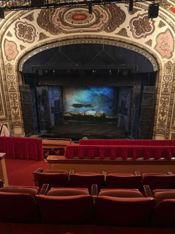 Cadillac Palace Theater, section: Balcony RC, row: G, seat: 323