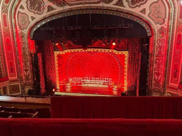 Cadillac Palace Theater, section: Balcony RC, row: D, seat: 323