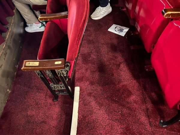 CIBC Theatre, section: Dress Circle R, row: A, seat: 2