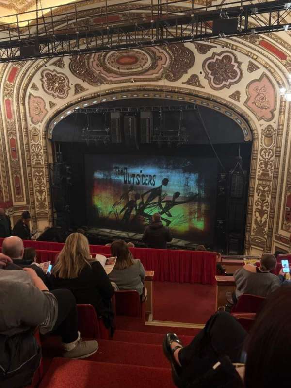 Cadillac Palace Theater, section: Balcony R, row: H, seat: 2