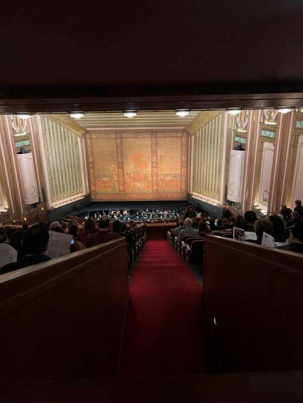 Lyric Opera of Chicago, section: First Balcony, row: O, seat: 421