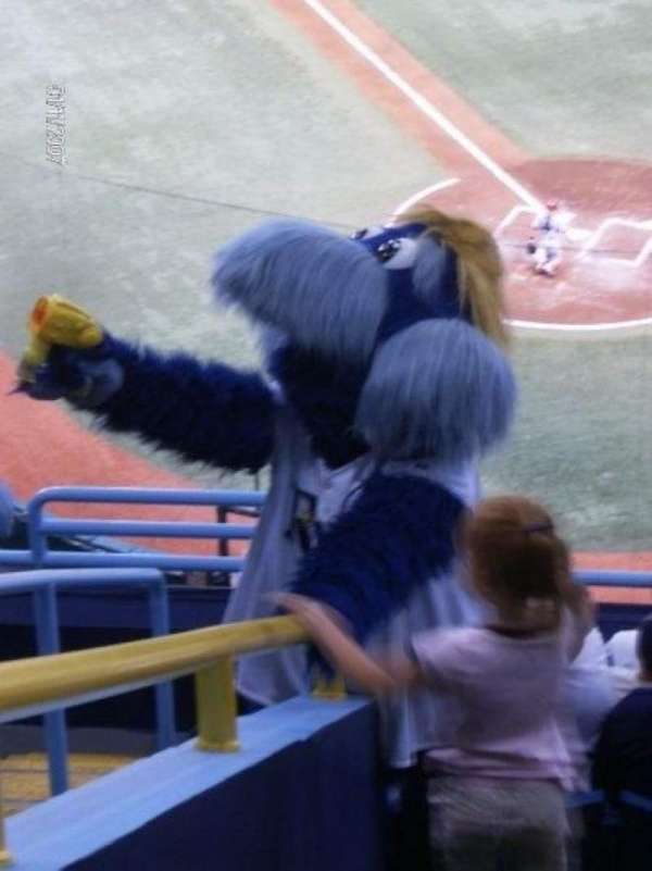 Tropicana Field, section: 300, row: Y, seat: 14