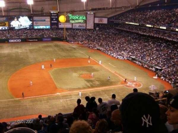 Tropicana Field, section: 313, row: P, seat: 13