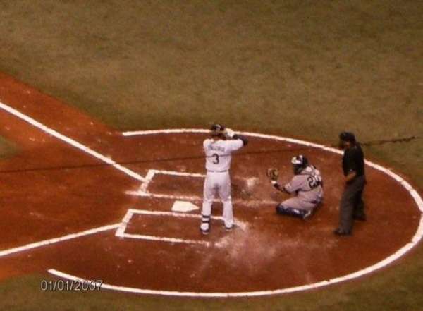 Tropicana Field, section: 313, row: L, seat: 9