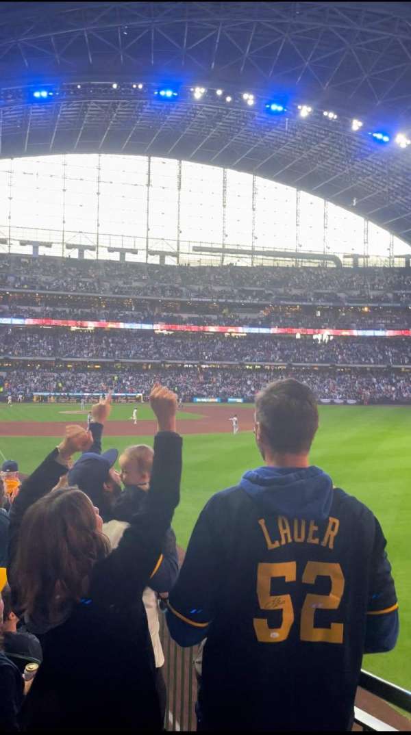 American Family Field, section: 106, row: 11, seat: 24
