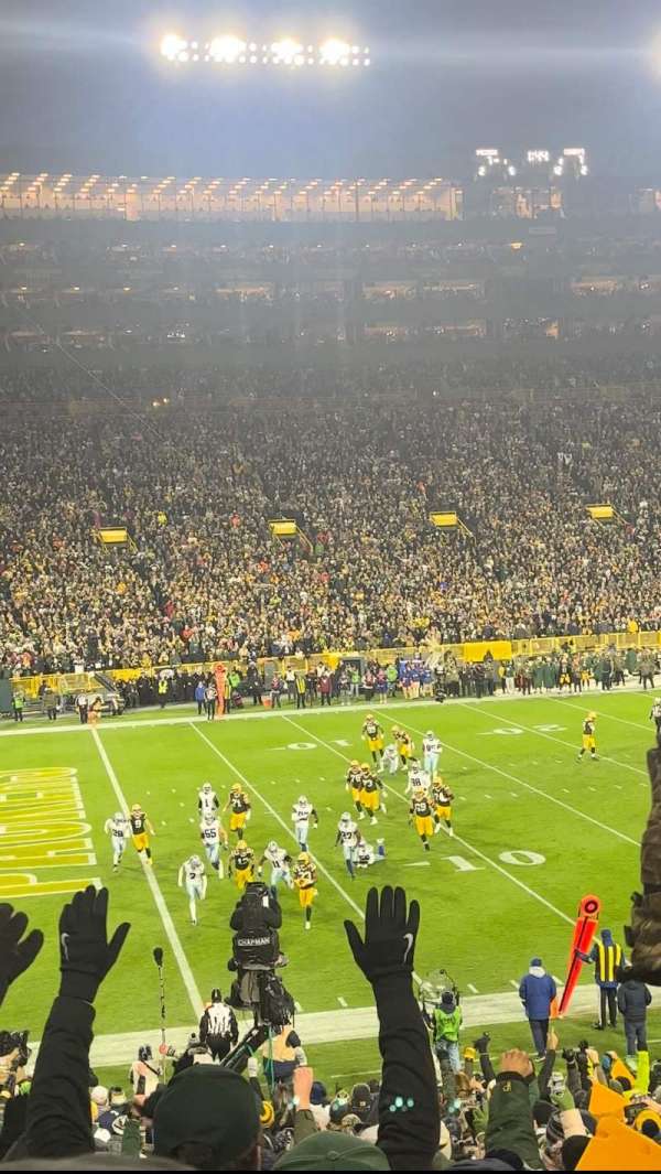 Lambeau Field, section: 127