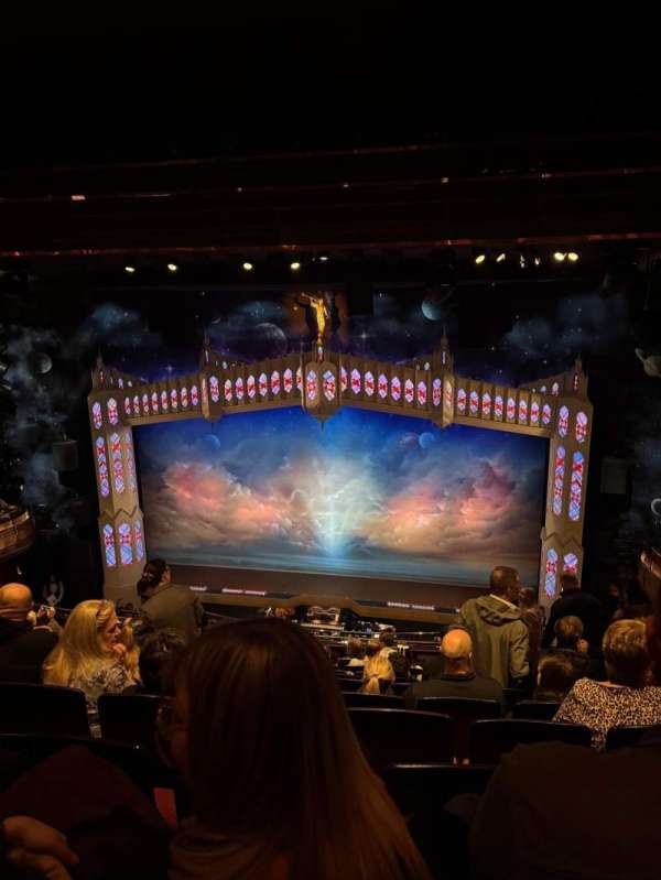 Prince of Wales Theatre, section: Circle, row: K, seat: 16