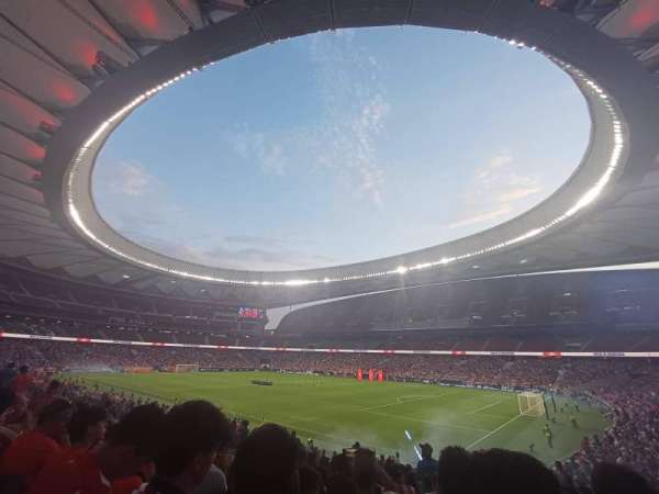 Estadio Metropolitano, Madrid, section: Fondo norte grada familiar 118, row: 23, seat: 12