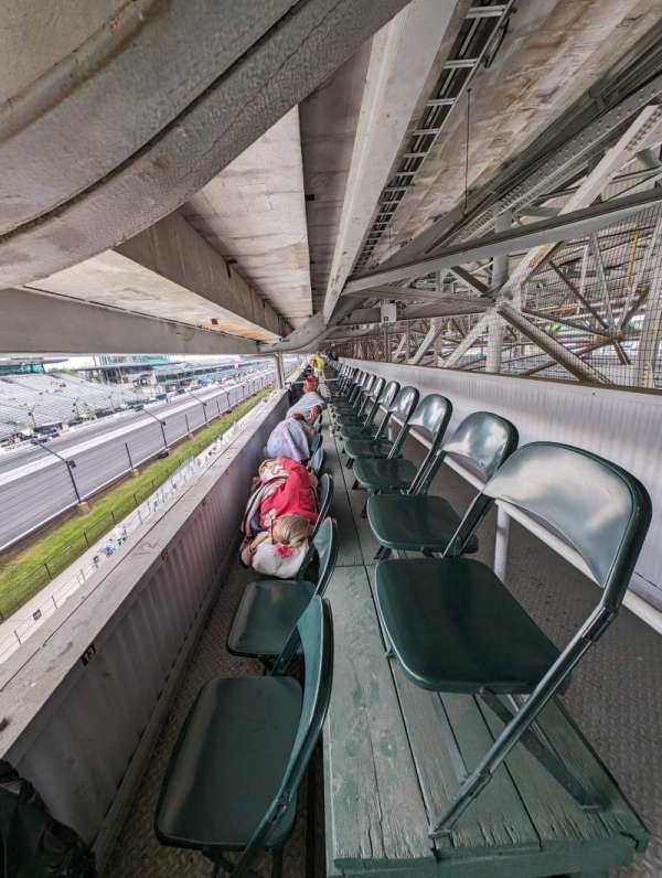 Indianapolis Motor Speedway, section: Paddock Press Penthouse, row: 1, seat: 7