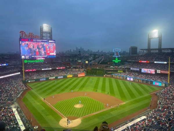Citizens Bank Park, section: 419, row: 6, seat: 20