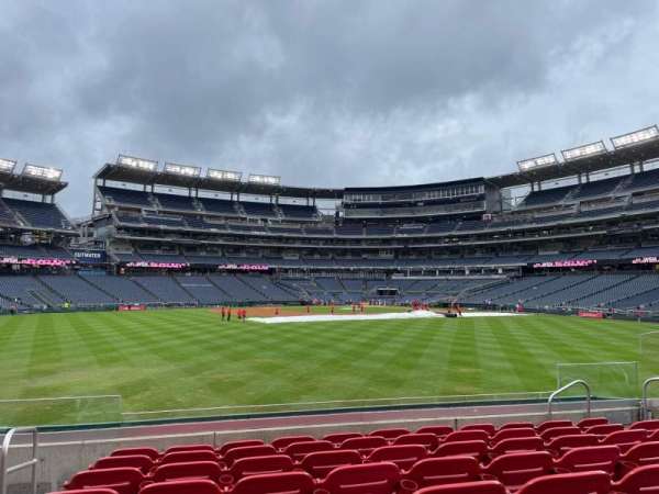 Nationals Park, section: 100, row: H, seat: 14