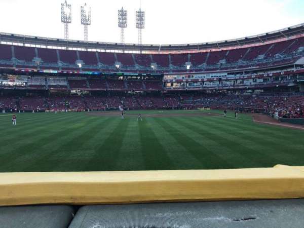 Great American Ball Park, section: 104, row: A, seat: 10