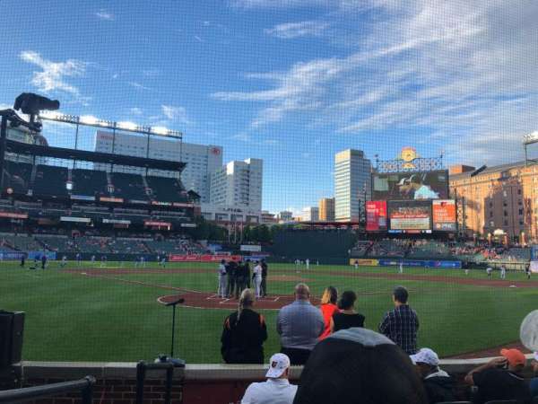 Oriole Park at Camden Yards, section: 34, row: 6, seat: 13