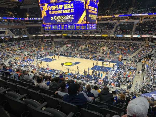 Gainbridge Fieldhouse, section: 103, row: 9, seat: 8