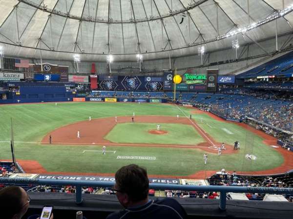 Tropicana Field, section: 209, row: C, seat: 15