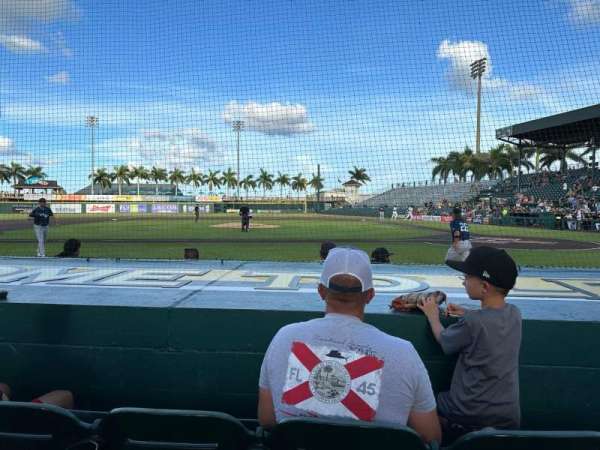 LECOM Park, section: Box 7, row: 7, seat: 14