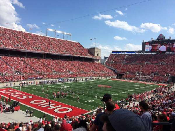 Ohio Stadium, section: 9A, row: 25, seat: 17