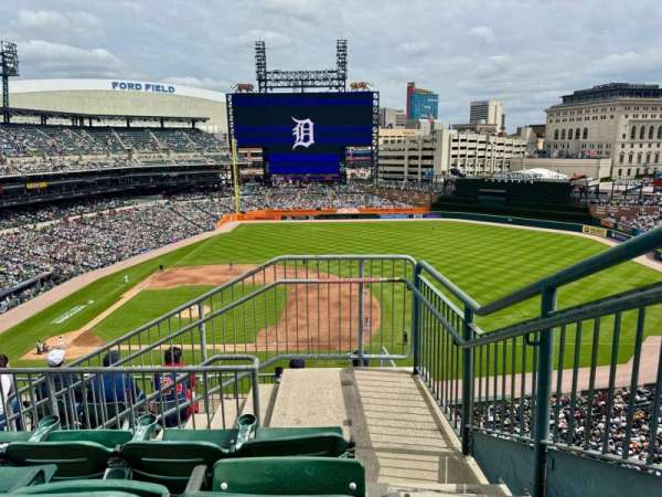 Comerica Park, section: 321, row: 4, seat: 1