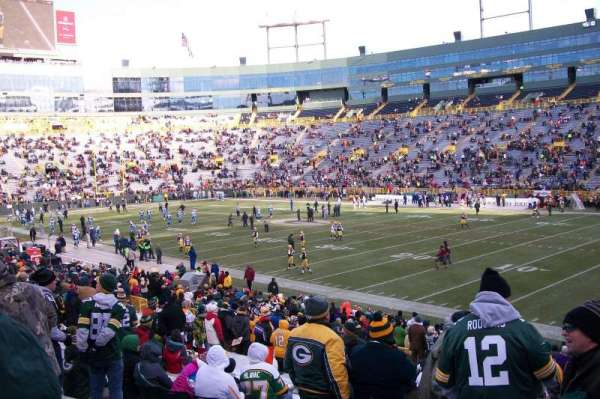 Lambeau Field, section: 130, row: 27, seat: 10