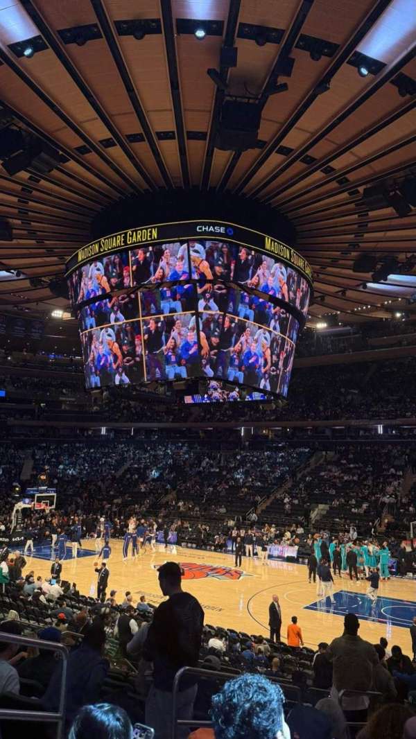 Madison Square Garden, section: 120, row: 13, seat: 3