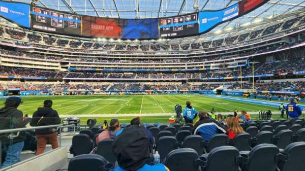 SoFi Stadium, section: C113, row: 7, seat: 17