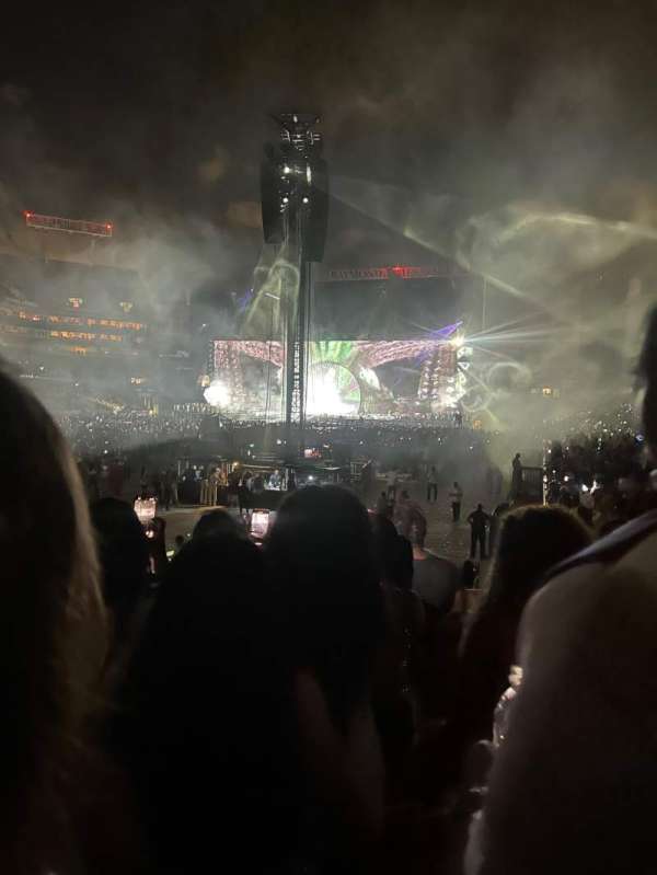 Raymond James Stadium, section: 102, row: M, seat: 15