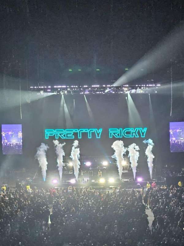 The O2, London, section: 411, row: A, seat: 717