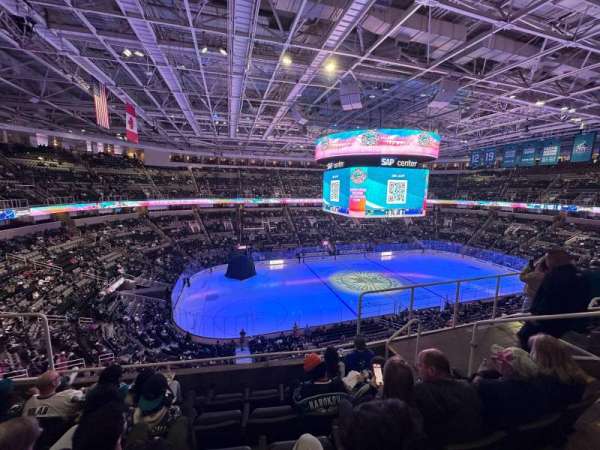 SAP Center, section: 217, row: 5, seat: 6