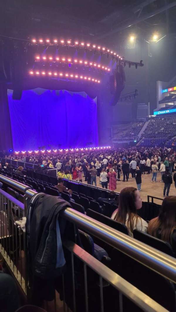 The O2, London, section: 103, row: H, seat: 96