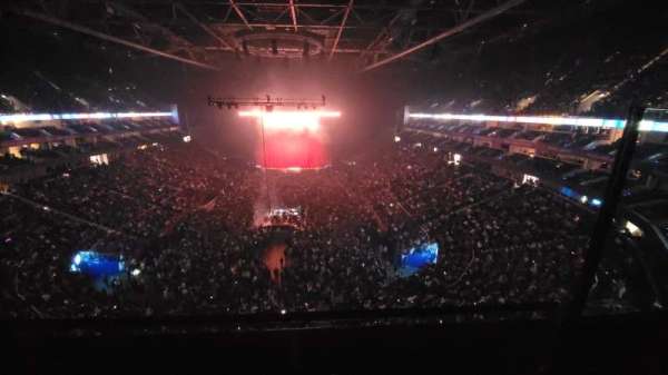 The O2, London, section: 412, row: A, seat: 731