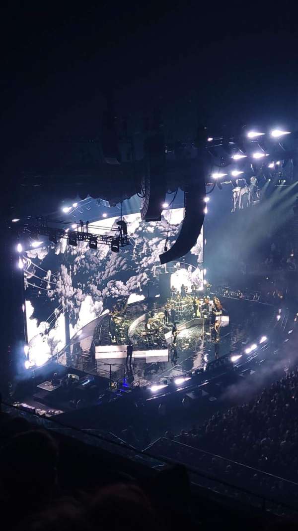The O2, London, section: 403, row: D, seat: 515