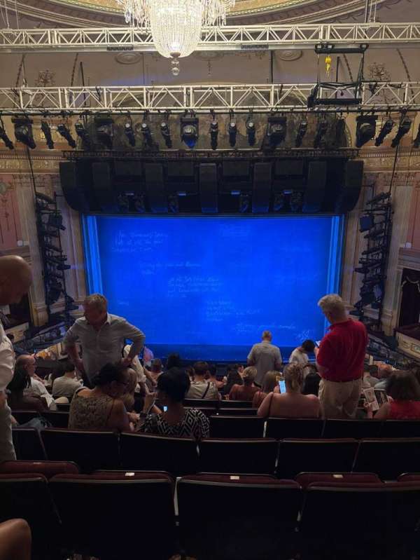 Neil Simon Theatre, section: Mezzanine C, row: L, seat: 113