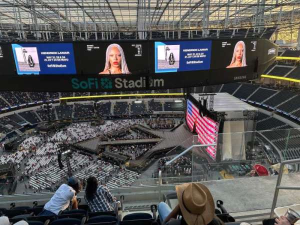 SoFi Stadium, section: 540, row: 6, seat: 3