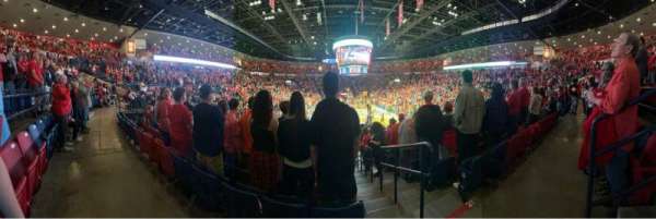 McKale Center, section: MI 22, row: 17, seat: 1