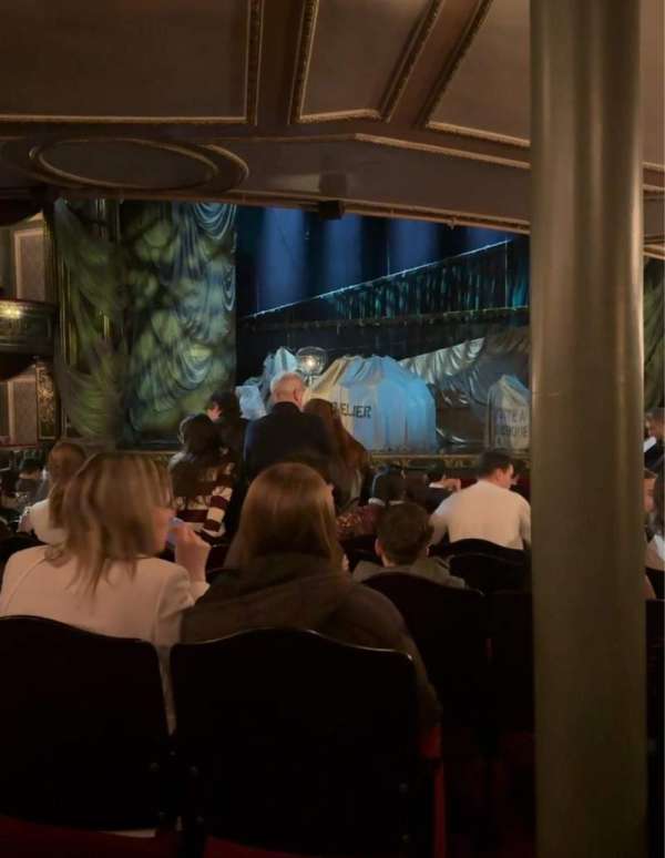 His Majesty's Theatre, London, section: Stalls, row: P, seat: 7